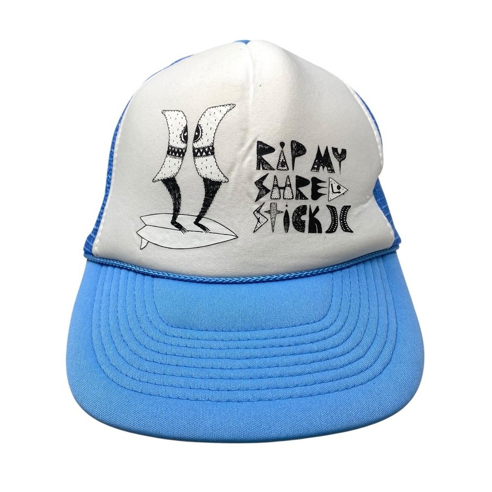 Hurely ' Rip My Shred Stick ' Tour  Trucker Hat Souvenir Collectible HTF RARE